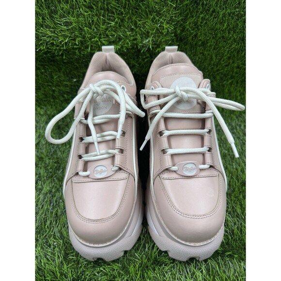 Buffalo London Platform Chunky Trainers Sneakers Pink Shoes Women’s EU 41 - Picture 3 of 16